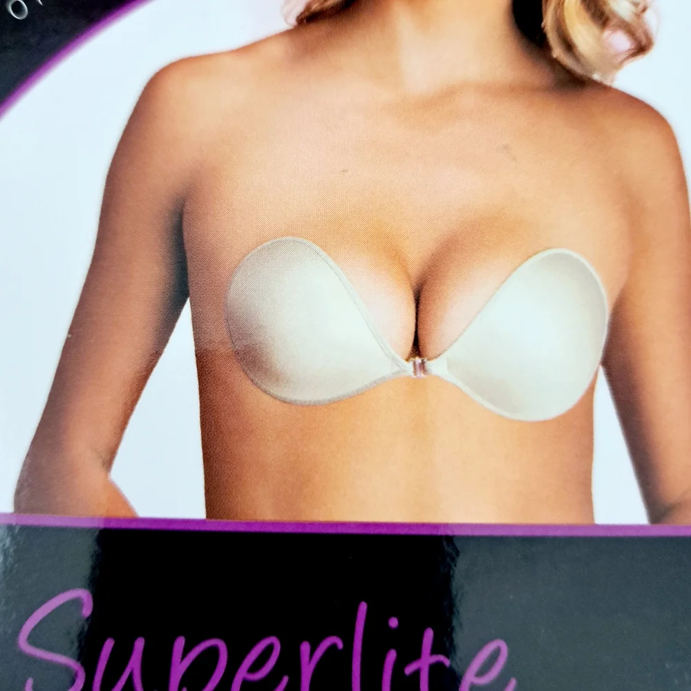Fashion Form Women's Adhesive Strapless Backless Bra Nude Beige B Cups